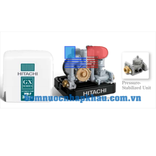 Máy bơm tăng áp vuông Hitachi WM-P200GX2-SPV-WH